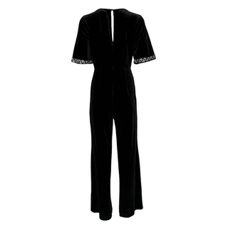 Grace Black Velvety Jumpsuit