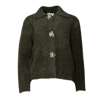 Layla Green Floral Cardi
