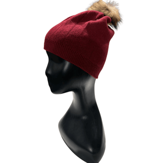 Super Soft Bobble Hat - Burgundy