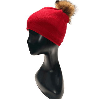 Super Soft Bobble Hat - Red