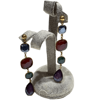 Gemstone Dangly Earrings