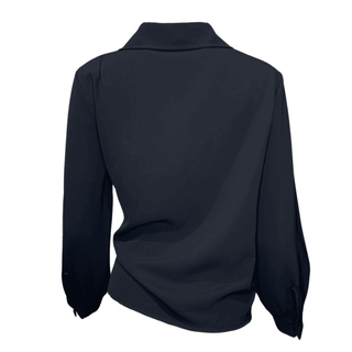 Esme Shirt with Side Tie - Black