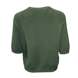 Olivia Soft Knit 3/4 Sleeve - Olive Green 