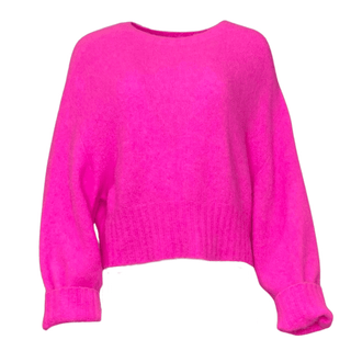 Rosie Alpaca Knit - Fuchsia Pink 