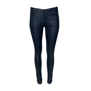 Mina Faux Leather Trouser Black