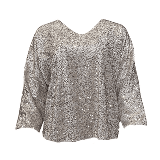 Nova-Champagne- Sequin Top