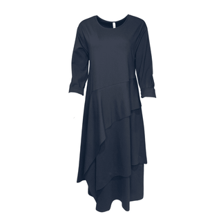 Scout- Jersey Layered Dress -Black