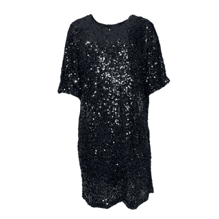 Juno- Sequin Dress-Black