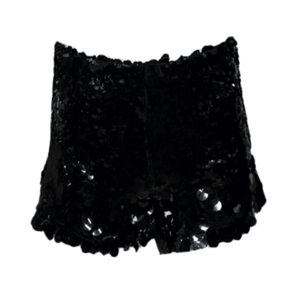 Jess-Black Sequin-Shorts