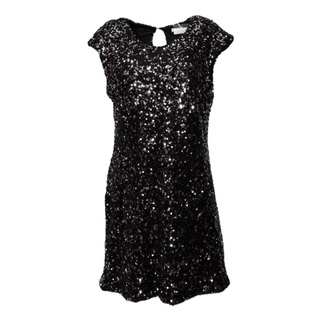 Elena-Metallic Sequin- Dress