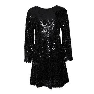 Gianna-Black Sequin -Dress Reversible
