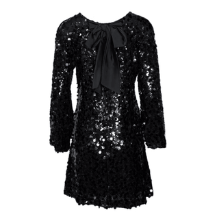 Gianna-Black Sequin -Dress Reversible