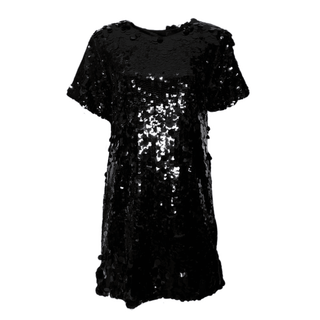 Ellie- Black Sequin -Dress