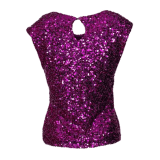 Roxy- Purple Sequin- Top