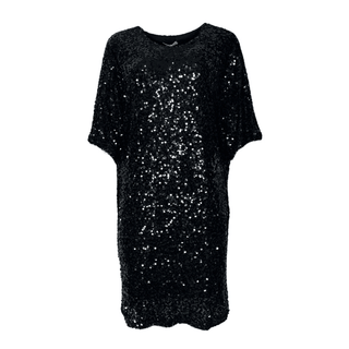 Juno- Sequin Dress-Black