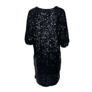 Juno- Sequin Dress-Black