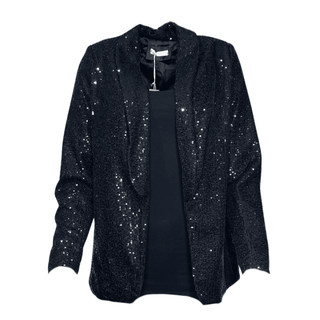 Tazmin- Black Sequin-Blazer