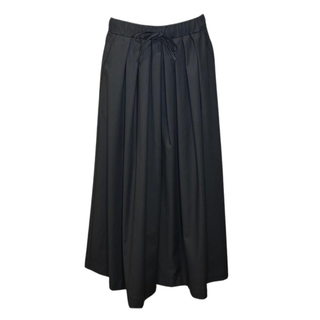 Fifi - Wide Leg Pleated Palazzo With Pockets -Black