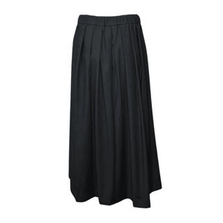 Fifi - Wide Leg Pleated Palazzo With Pockets -Black