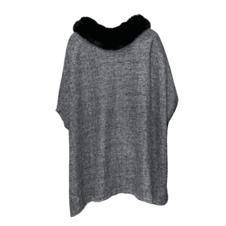 Kesha- Poncho/Coat- Houndstooth