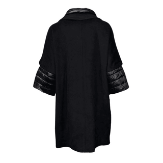 Holly Wool Puffa Coat- Black