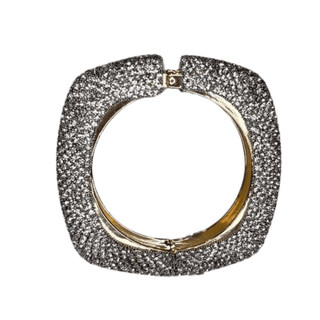 Chunky- Silver-Bangle