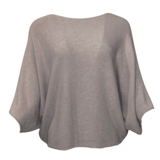 Sophia- Bat Sleeve- Beige