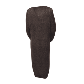 Pippa Long Mohair Cardigan - Chocolate Brown