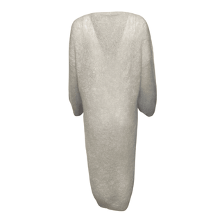 Pippa Long Mohair Cardigan - Cream