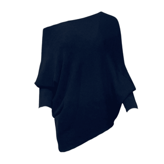 Mariah- Super Soft Multi-Way Knit Navy