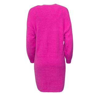 Teddy Long Supersoft Pocket Cardi - Fuschia