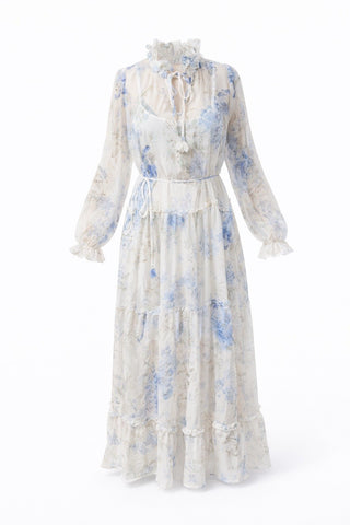 Chamray Floral Dress - Blue