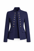 Olivia Military Jacket - Navy