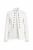 Olivia Military Jacket - white