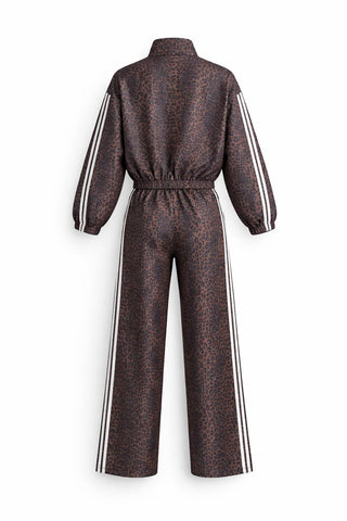 Lola Side Stripe Leopard Print Track Set