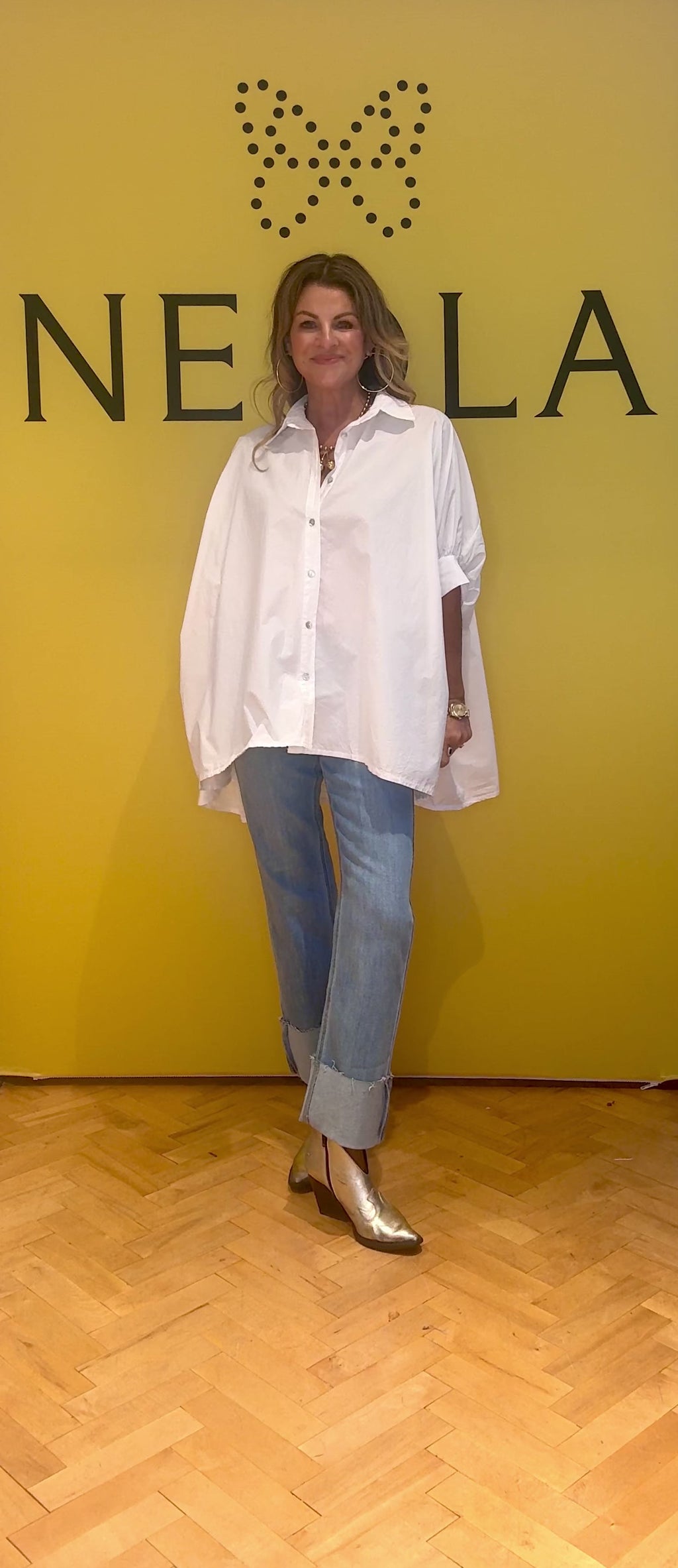 Rhea Oversized Blouse - White