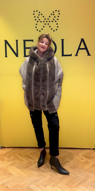 Teddy Beige Puff Fur Coat