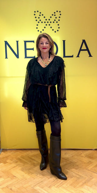 Lana- Lace Dress Black