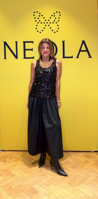 Jojo- Black Sequin- Top