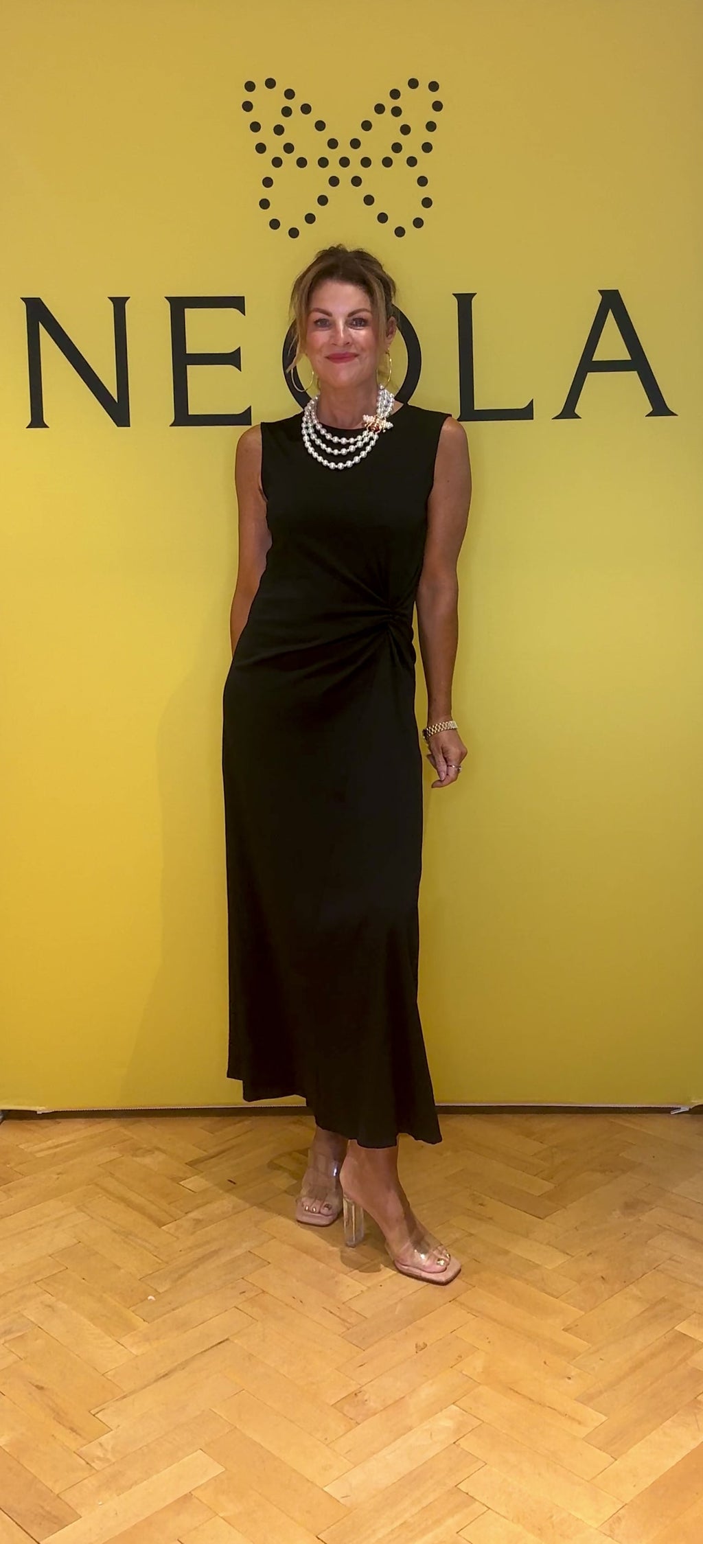Nanette Sleeveless Dress - Black