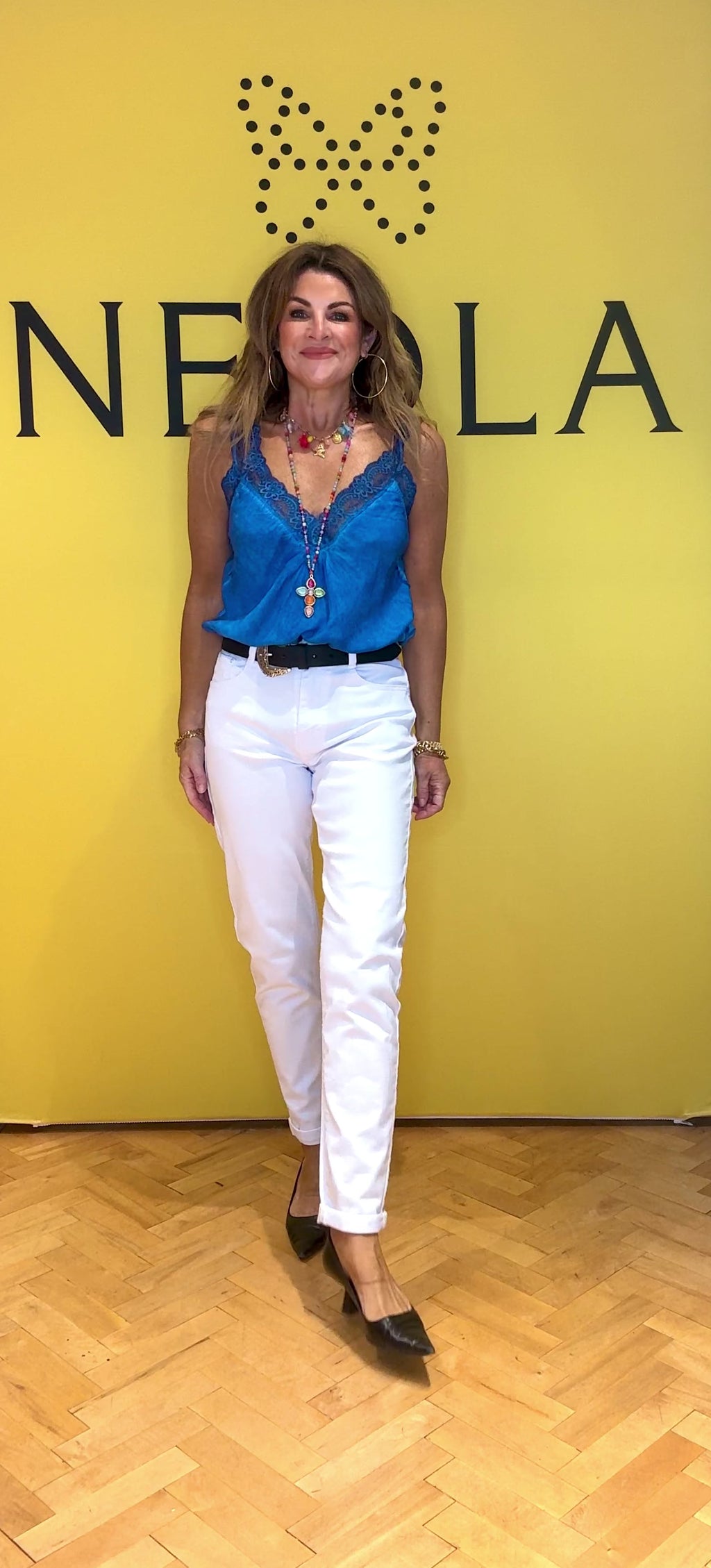 Le Mom Jean - White