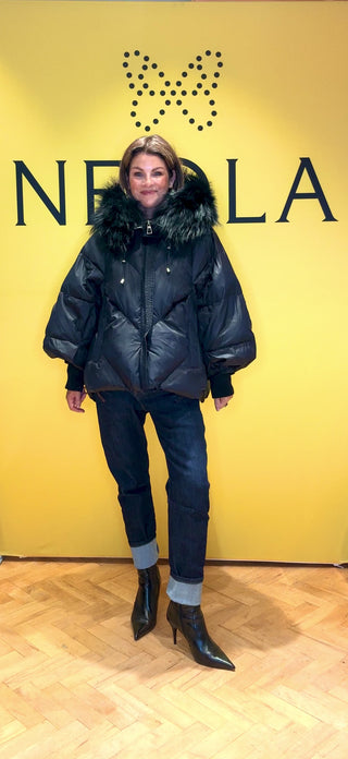 Frankie- Down Puffa Jacket-Black