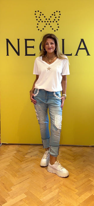 Rox Star Tee - White