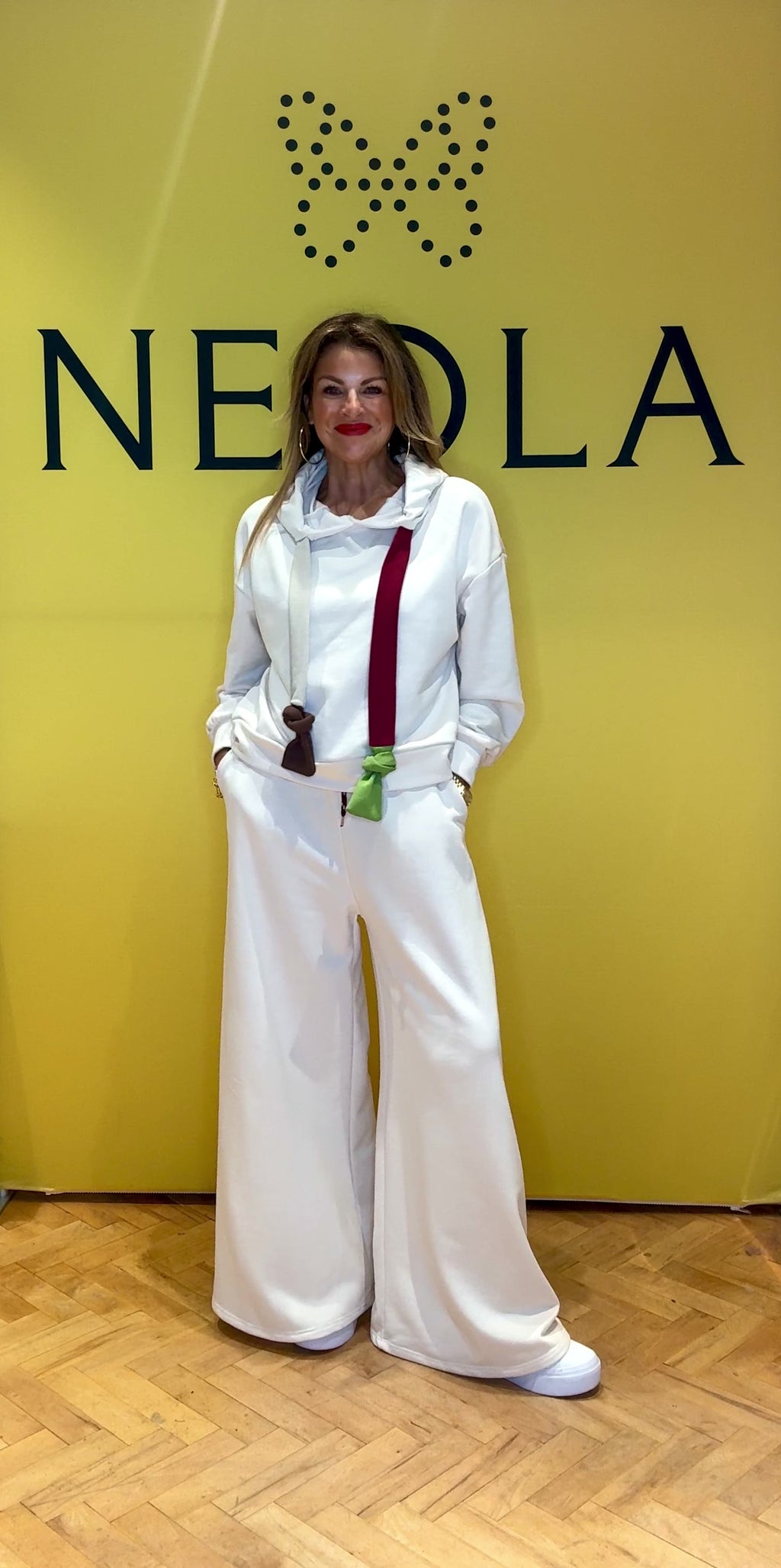 Latifa 2 piece Winter White Co-ord
