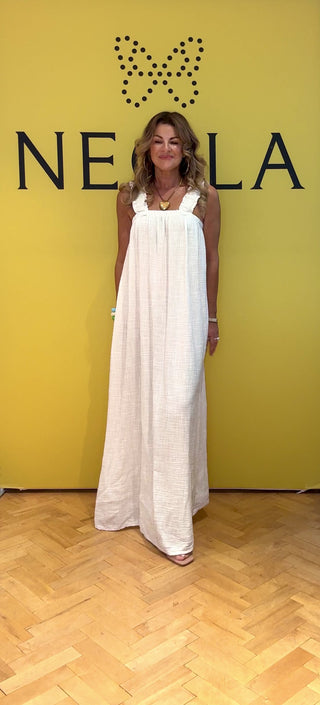 Allondra Summer Dress - Cream