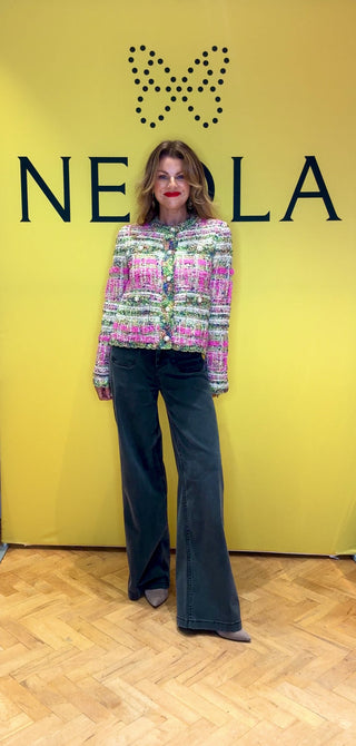 Resille Chanel Cardigan - Multi
