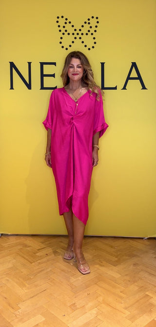 Twisty Dress - Fuschia
