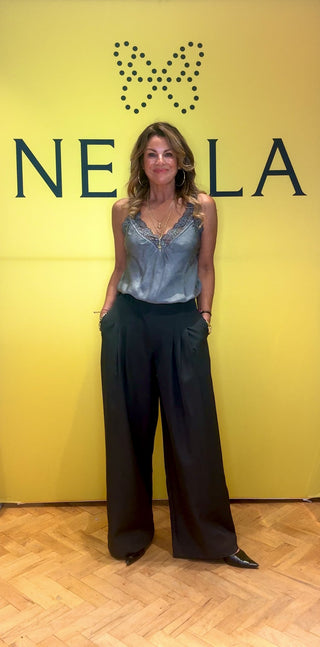 Nu Ariel Tailored Trousers Charcoal